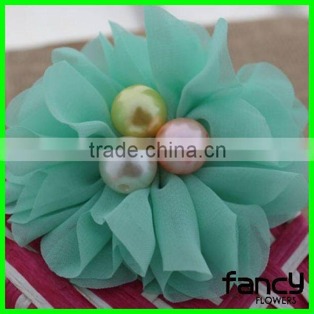 Artificial chiffon flower decorative flowers for dress