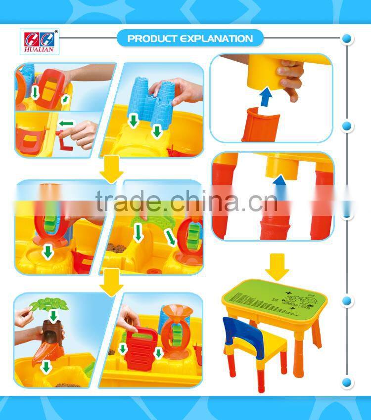 2015 Multifunction Brand New Beach table set toy with 20pcs accessories