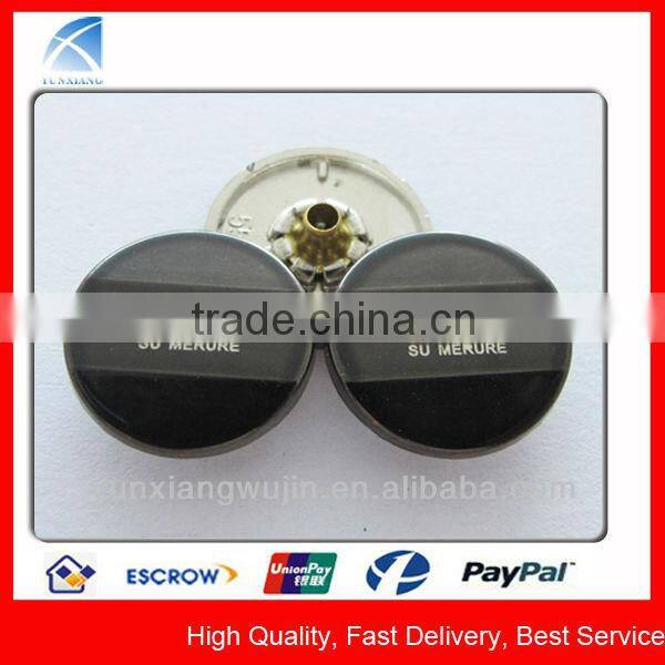 YX1713 Custom Made 18mm Triangle Flat Back Metal Button Blanks