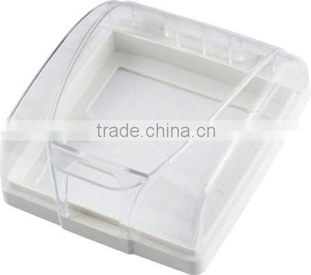 New Arrival Wholesaler Wallpad for Wall Switch Socket Outlet 86 type Transparent Waterproof Electrical Plastic Box Enclosures