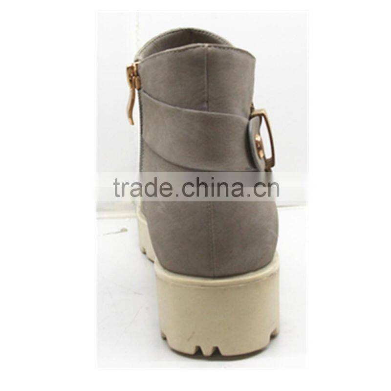 2015 Hot sale low price hollow out women no laces casual shoes gray