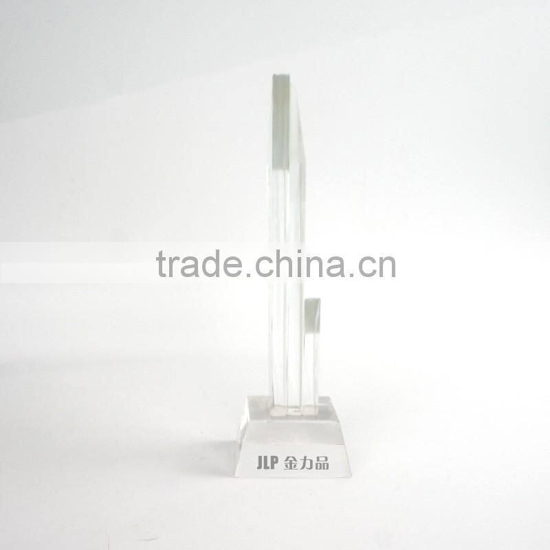 Customized acrylic trophy for gift awards