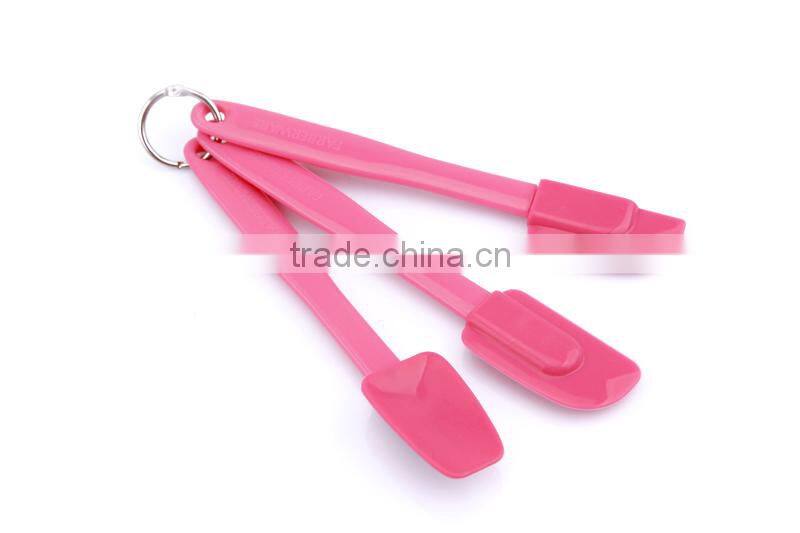 FDA/LFGB Kid Spatula Different Color Good Quality Plastic Handle Kid Mini Plastic Spatula
