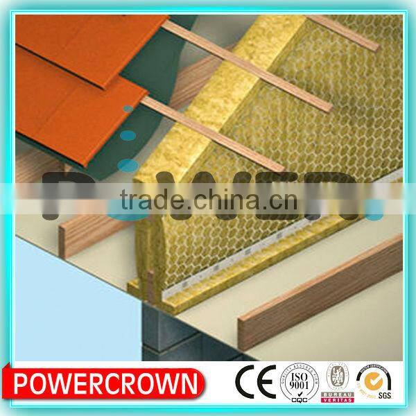 High quality fireproof rock wool sandwich wall panel