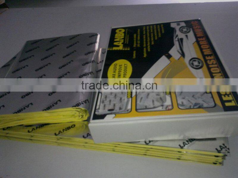 Sound Deadener LOGO Print Foam Fibre Self Adhesive Car Sound Deadening Cotton
