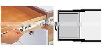 45mm Full Extension Three Folds Ball Bearing Telescopic Drawer channel