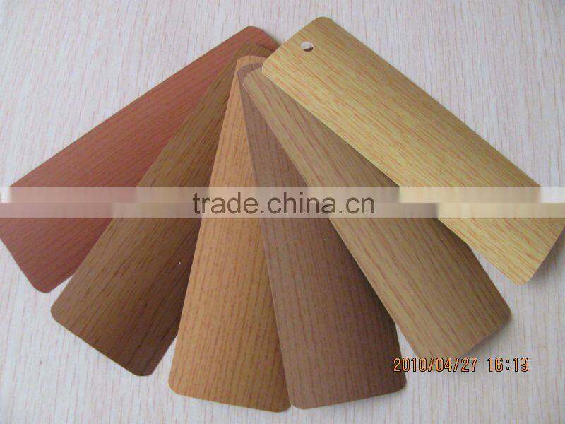 wood color aluminum slat