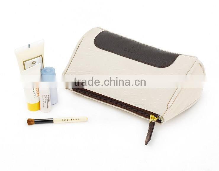 high quality white pu cosmetic pouch