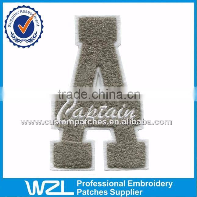 CAR Club motorcycle chenille patches, Letters biker embroidery motorcycle chenille patch
