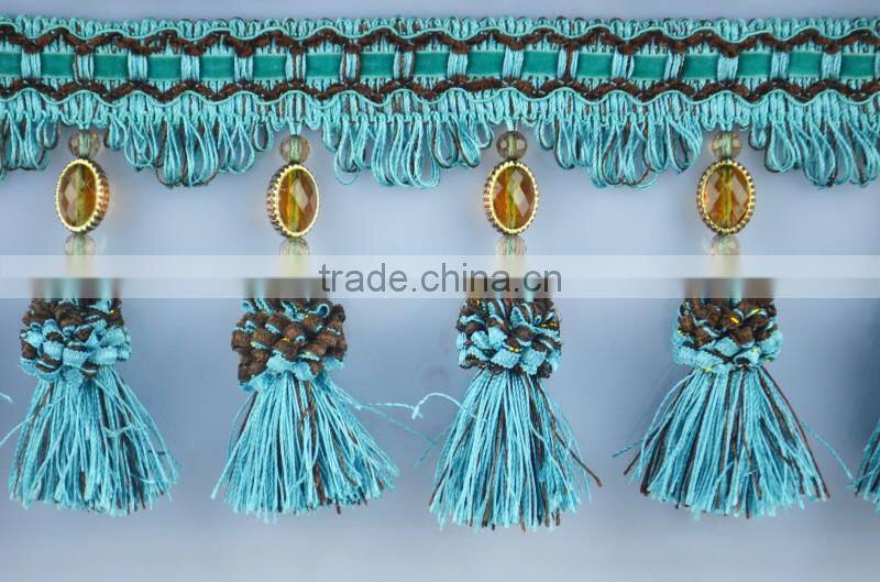colorful curtain tassel fringe wholesale