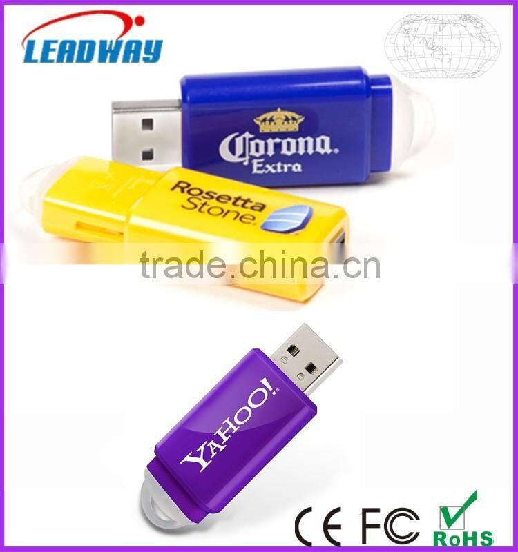 Cheapest retractable glide usb flash drive 32 gb with key chain