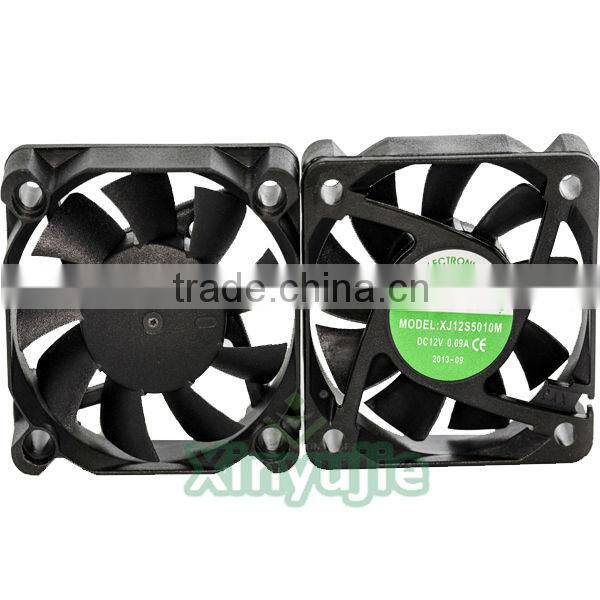 small heat resistant fan 3v dc mini fan 5010 dc fan air cooler