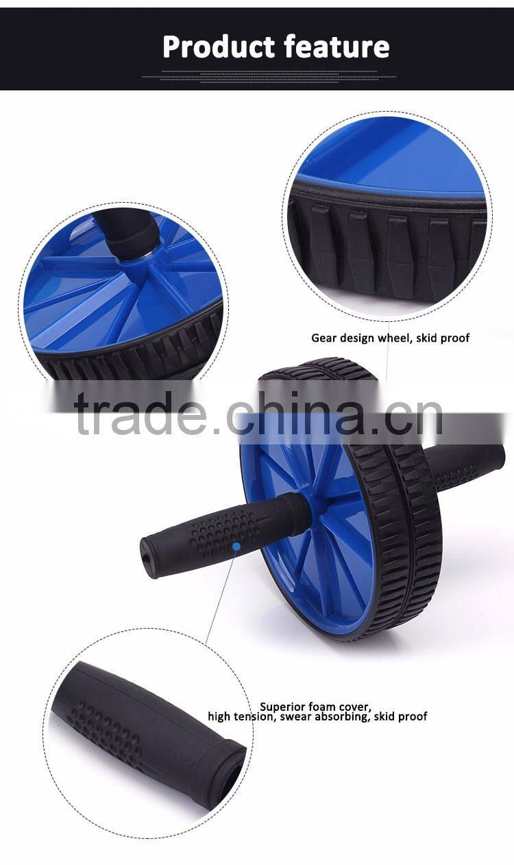 Foam handle abdominal leg Exercise wheel