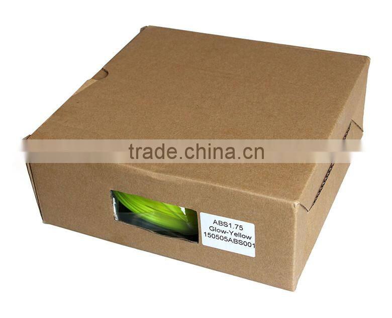 High Quality metal 3d printer Material Filament ABS Luminous Color 3D printer Glow-Yellow