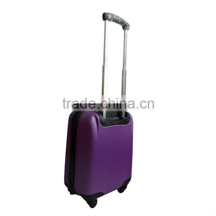 2014 china supplier simple accessories cheap price 3pcs abs trolley luggge set 16'' 18''cabin size travel case four wheels