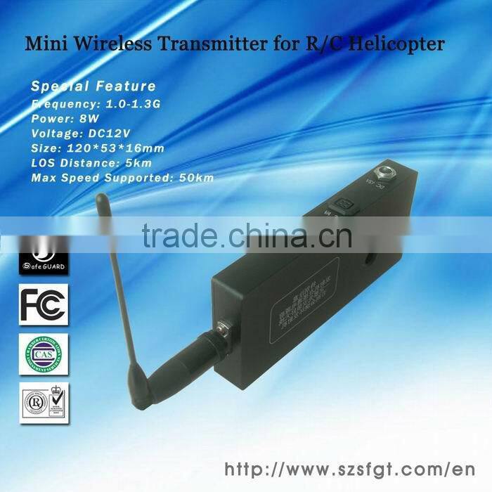 Mini Wireless Video Transmitter & Receiver for R/C Helicopter