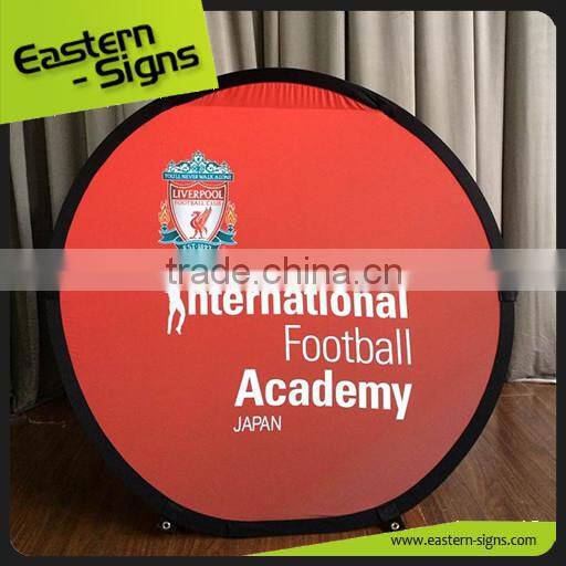 Top Quality Indoor Outdoor Metal Steel Dye Sublamtion Printing Pop Up Banners