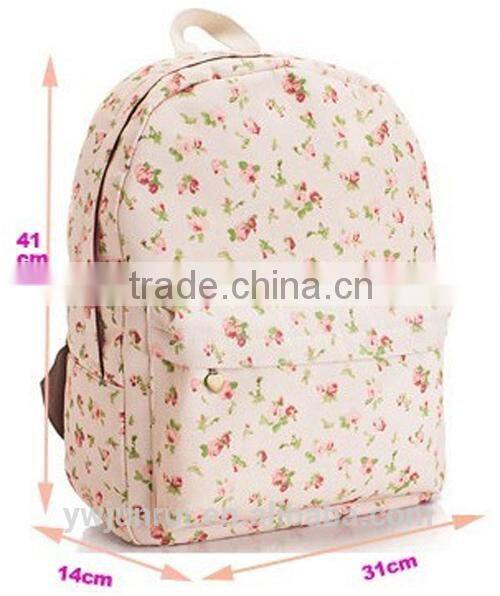 Promotional custom floral backpack