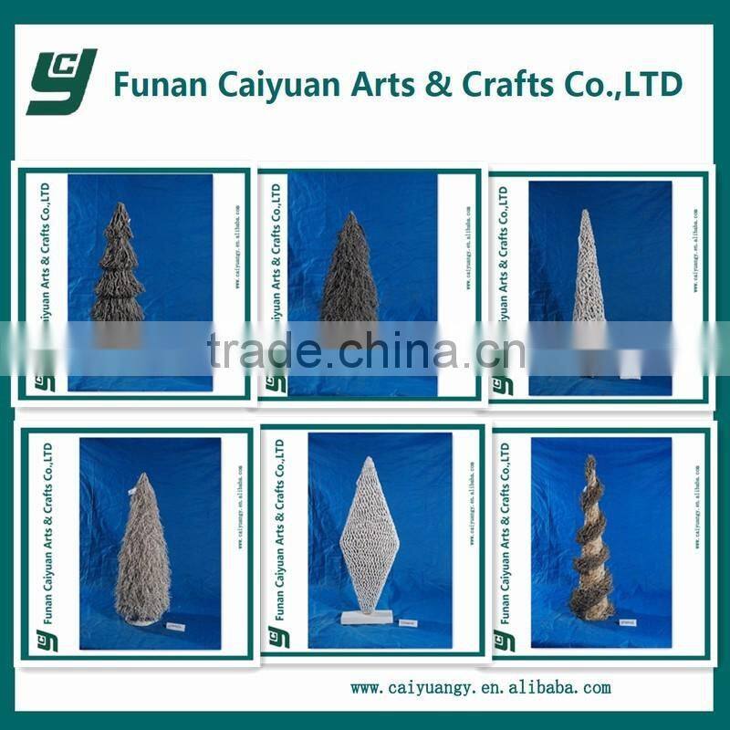 2014 new style hot sell new design artificial holiday popular wooden christmas tree decoration