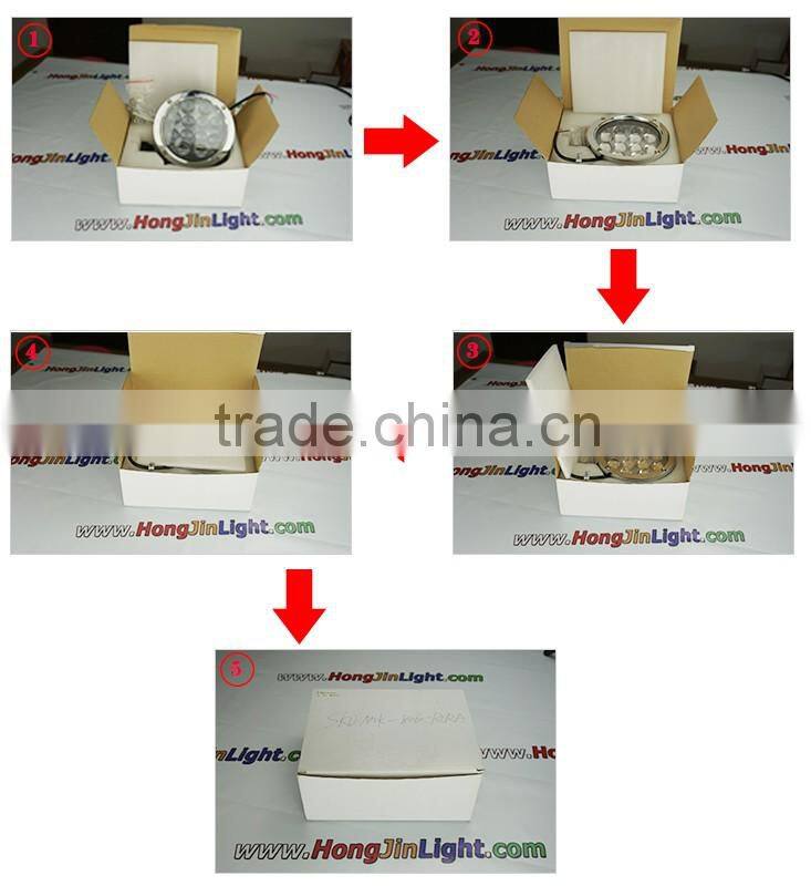 4*4 accessories 27w led work lamp for jeep 5'' round 27w led waterproof light