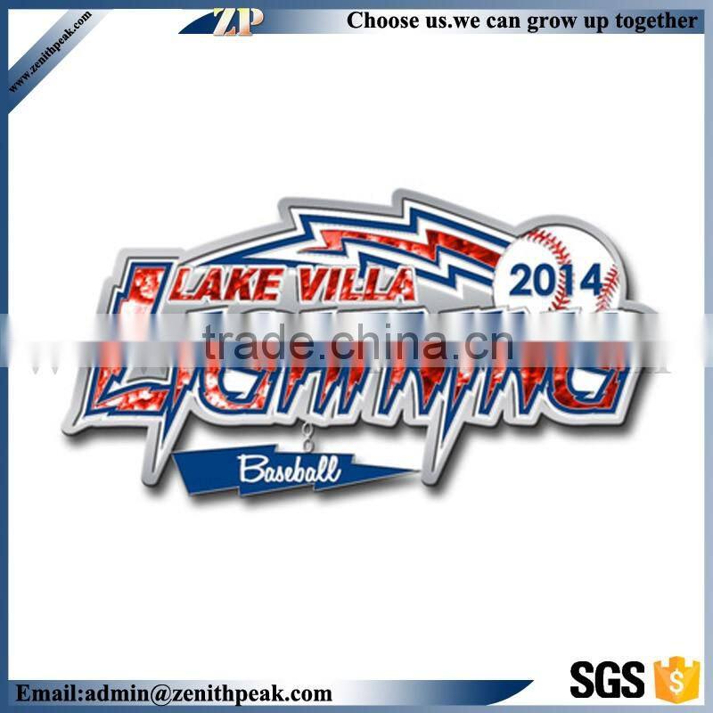 factory direct sell high quality baseball metal badge