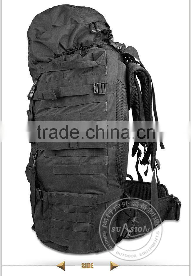 1000D waterproof nylon Large Capacity Load Bearing Backpack with ISO SGS