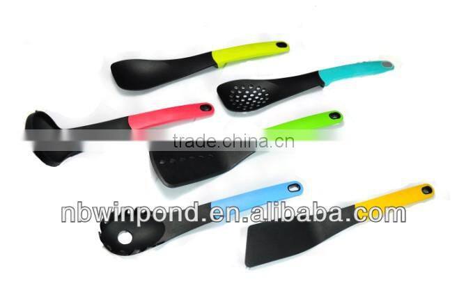 Nylon kitchen cooking tools soft touch handle,japanese cooking tools