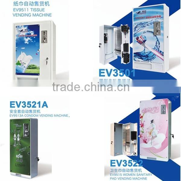 Battery Powered Tissue/Wet Wipes Vending Machine