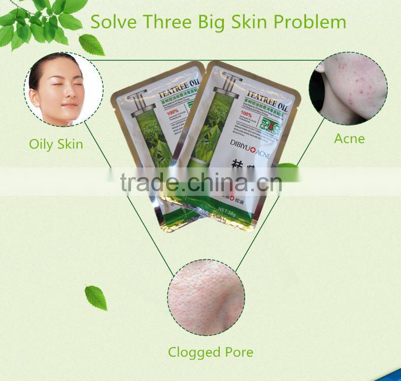 Acne treatment products skin care natural tea tree oil effective anti-acne face mask