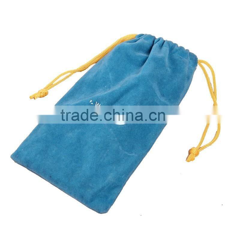 custom small velvet jewelry bag