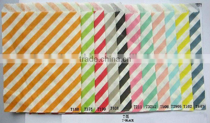 medium KRAFT polka dot paper gift or favor bags - 5 x 7.5 inches