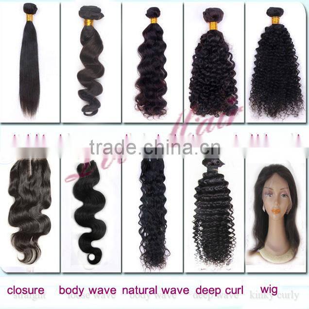 Ladies' highlight lace front human hair wig 100% virgin brazilian hair lace wig
