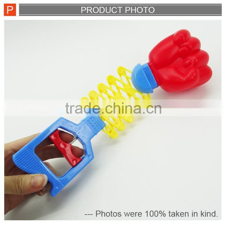 Funny plastic robot hand toy boxing game