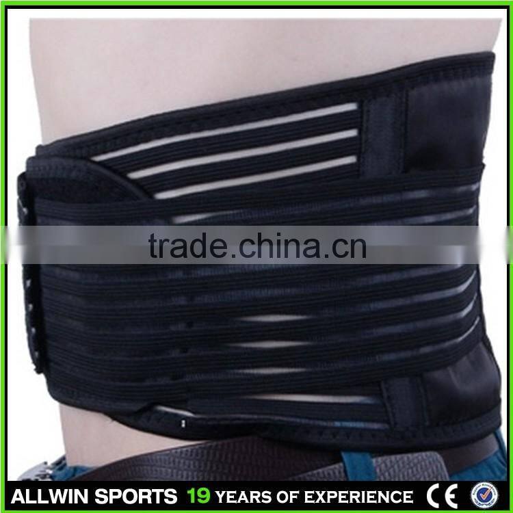Wholesale belt with high quality lumbar belt waist support lower back brace for back spine pain,adjustable slimming belt
