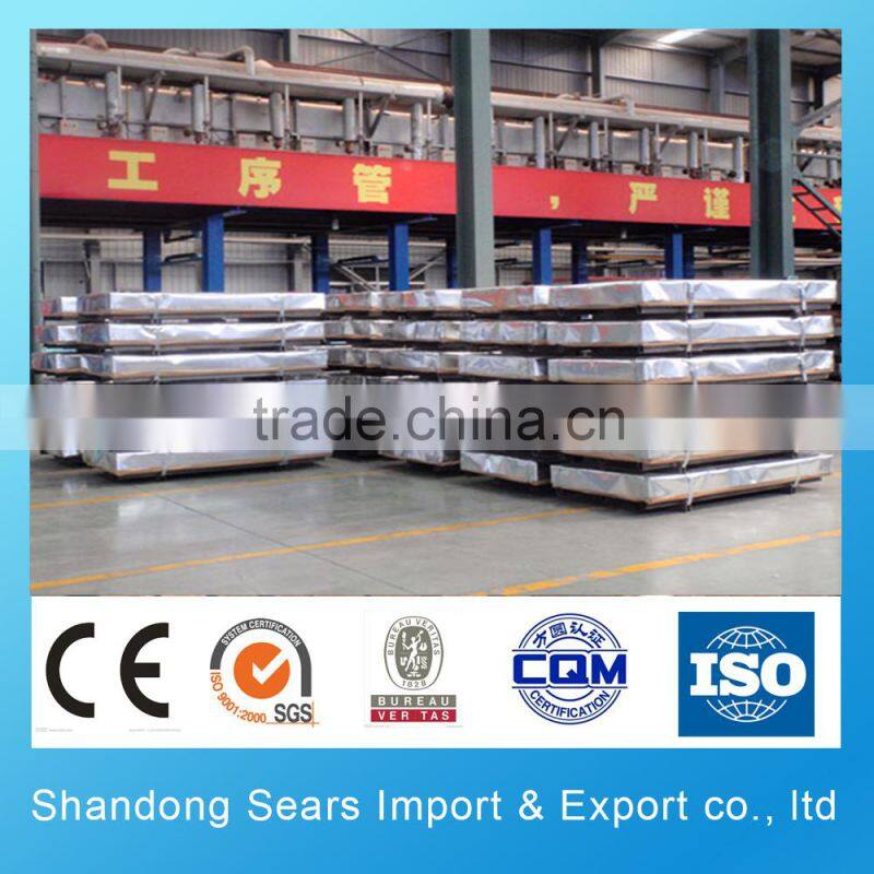 Tianjin manufacture 18 gauge galvanized sheet/aluzinc coated galvanized steel sheet/24 gauge galvanized roofing sheet