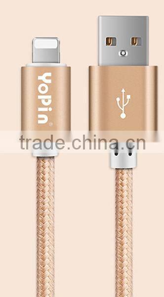 Aluminum alloy nylon weave cable