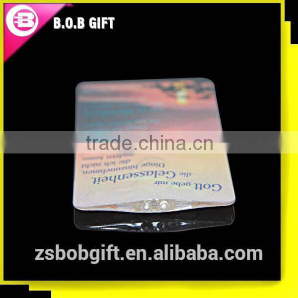 Pretty credit card torch with 2 LED lights