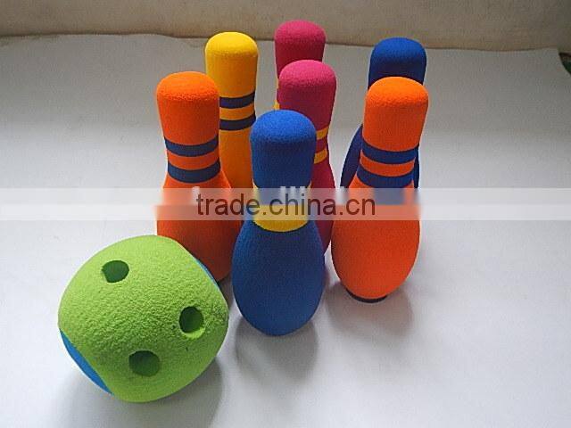 2016 mini bowling ball set,6 bowling pin and one ball