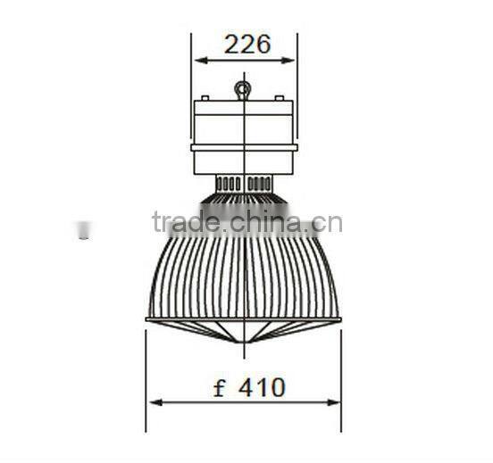 CE Approved Aluminum High bay Industrial Light Covers 400w