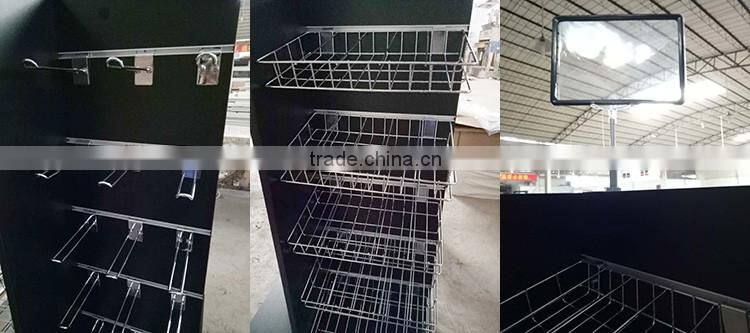 Customized MDF Slatwall Shose Display Slatwall Shelves