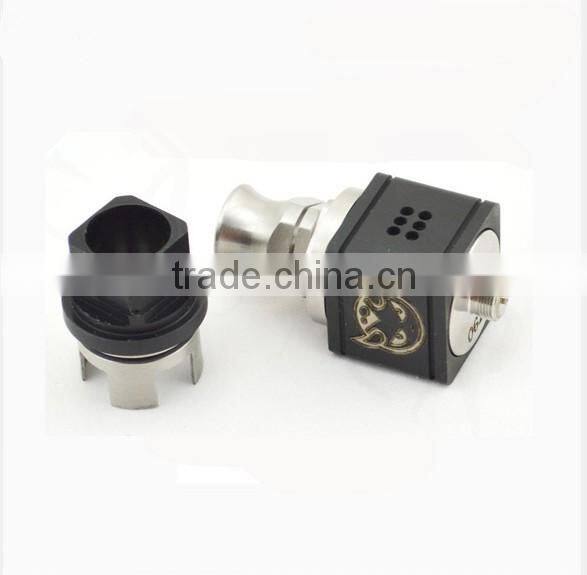 authentic hellboy atomizer Unique square body design e-cigarette Hellboy rda atomizer