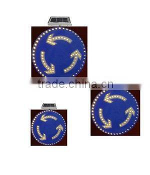 Super brightness Island road solar traffic sign signal