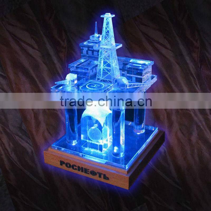 Fancy crystal building model