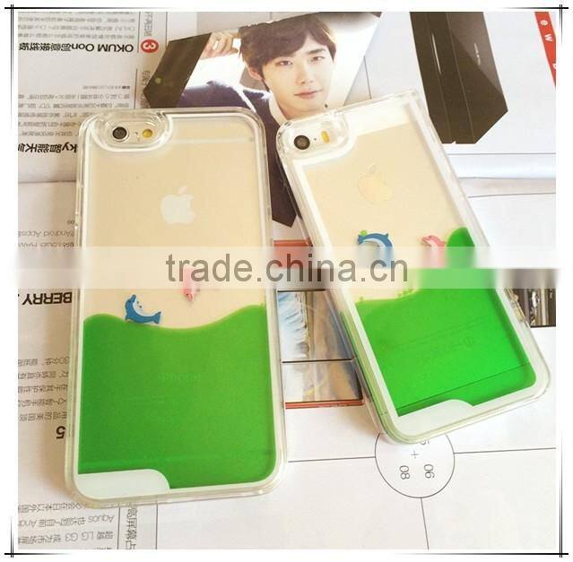 Creative Design Colorful Liquid Phone Case For iPhone 6s 6s Plus