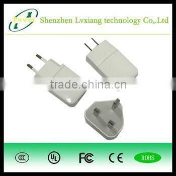 Wholesale High quality color single mobile phone travel charger, USB adaptor wall charger