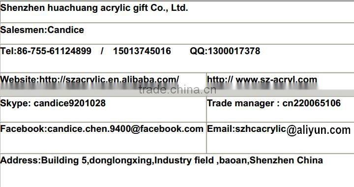 cute stand up desktop plexiglass calendar