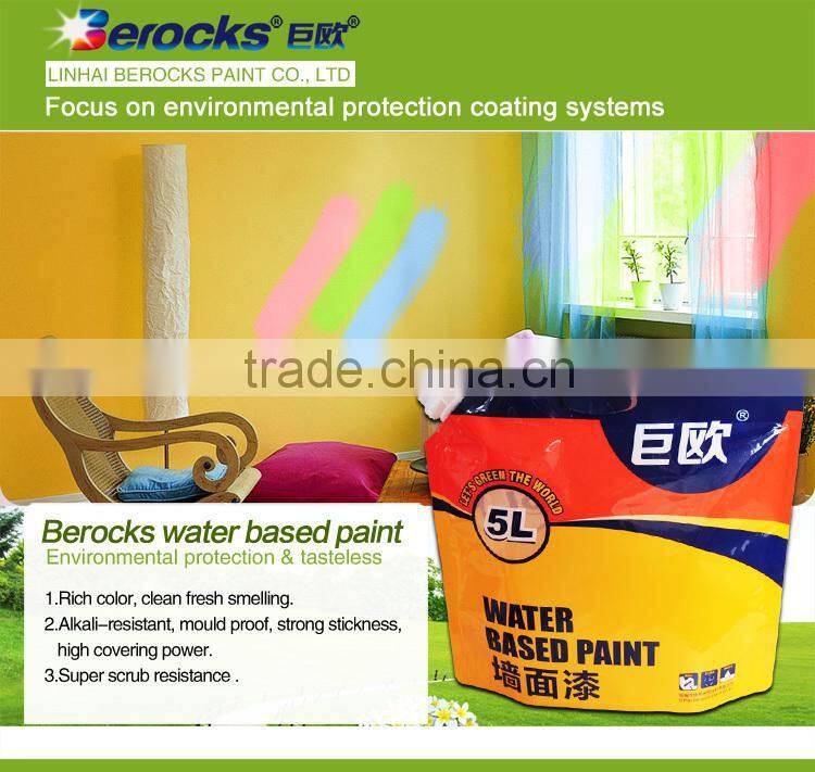 anti-yellowing/waterproof interior wall paint for warm and humid climate