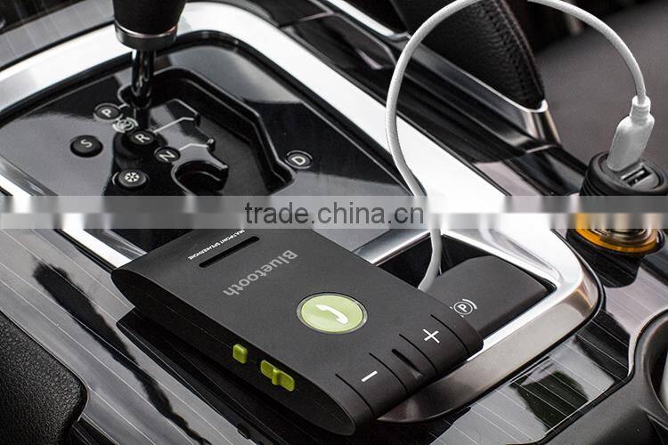New product unique chinese bluetooth handsfree car kit a2dp with car charger