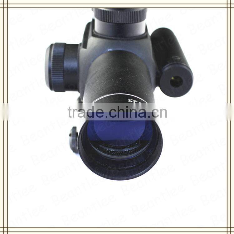 Good quality of compact M6 4X25, red laser point sight with angle scope