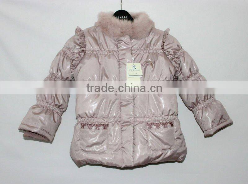Girls new fashion best saller winter waterproof polyester windbreaker jacket